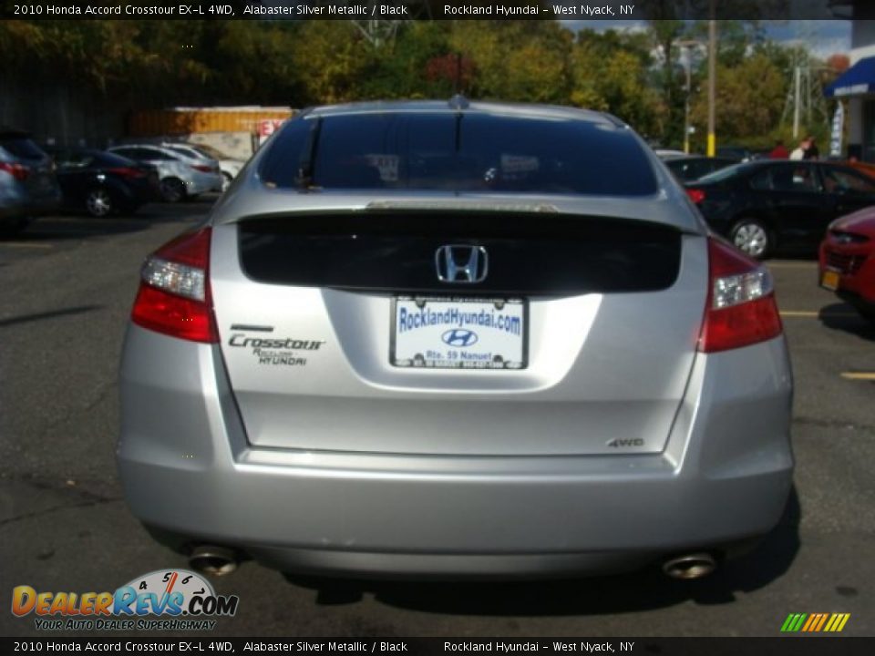 2010 Honda Accord Crosstour EX-L 4WD Alabaster Silver Metallic / Black Photo #5