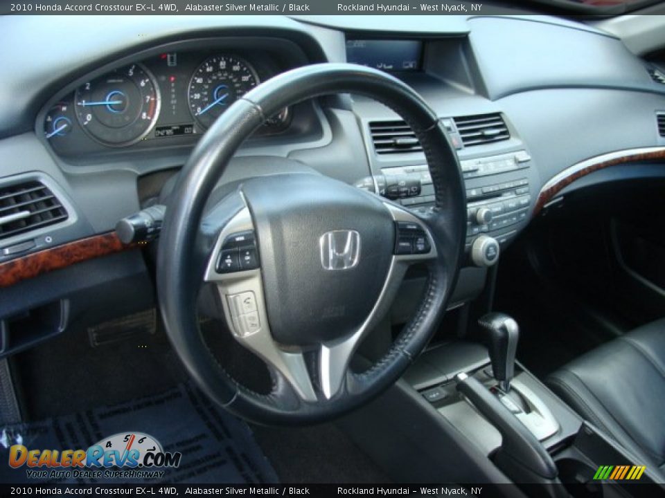 2010 Honda Accord Crosstour EX-L 4WD Alabaster Silver Metallic / Black Photo #9