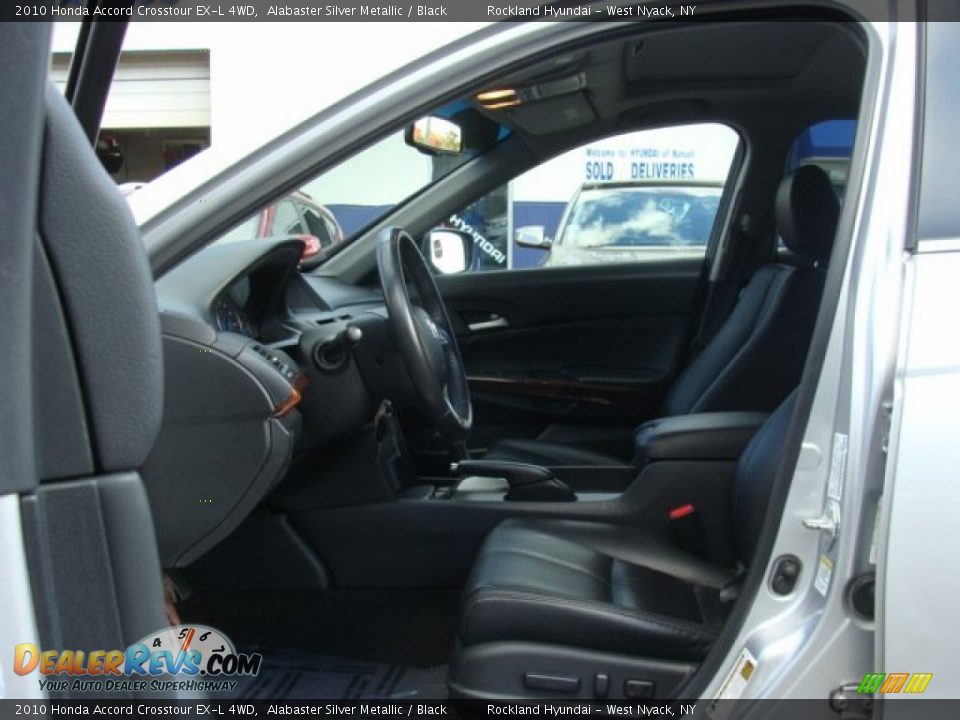 2010 Honda Accord Crosstour EX-L 4WD Alabaster Silver Metallic / Black Photo #10