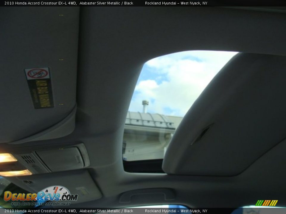 2010 Honda Accord Crosstour EX-L 4WD Alabaster Silver Metallic / Black Photo #11