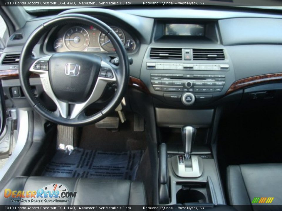 2010 Honda Accord Crosstour EX-L 4WD Alabaster Silver Metallic / Black Photo #12
