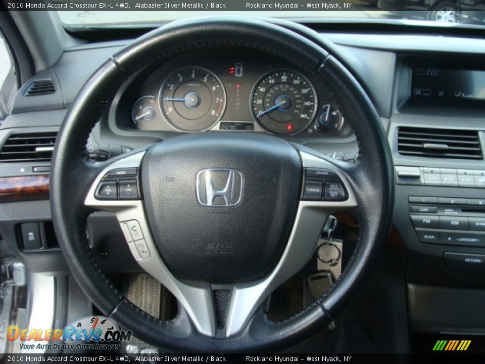 2010 Honda Accord Crosstour EX-L 4WD Alabaster Silver Metallic / Black Photo #13