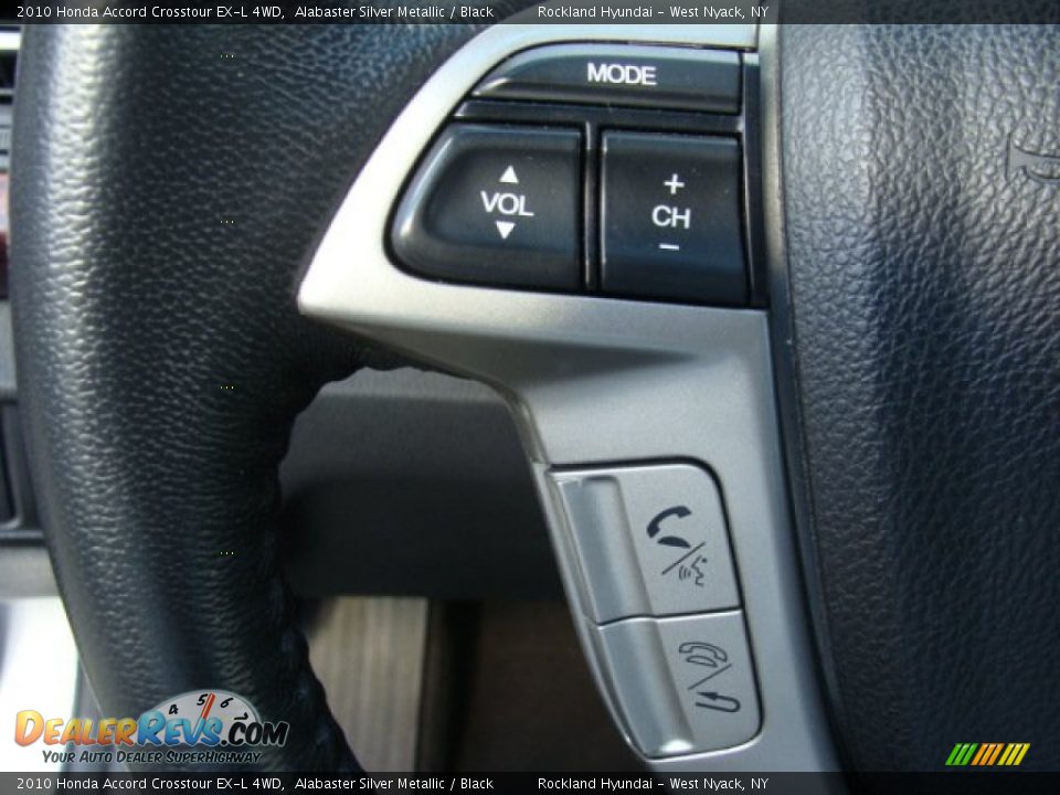 2010 Honda Accord Crosstour EX-L 4WD Alabaster Silver Metallic / Black Photo #14