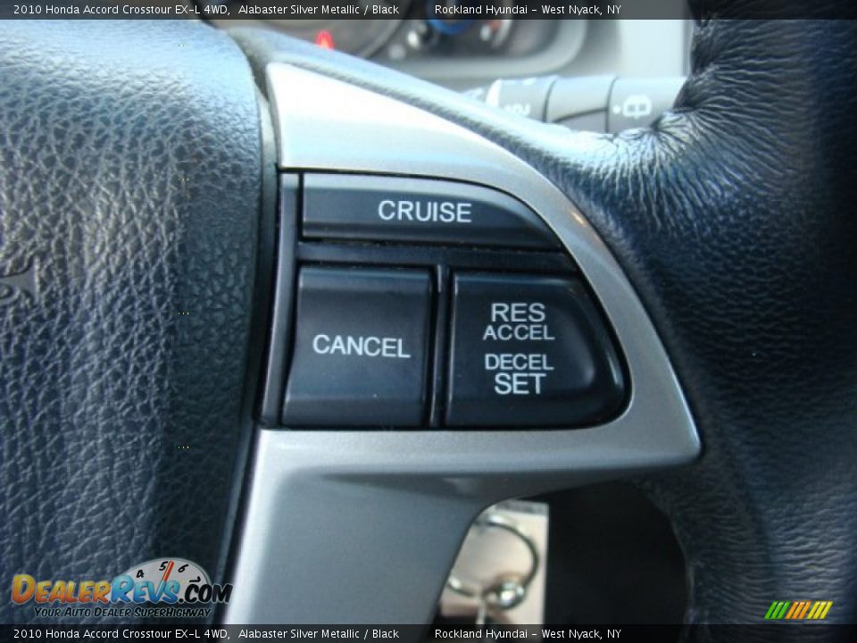 2010 Honda Accord Crosstour EX-L 4WD Alabaster Silver Metallic / Black Photo #15