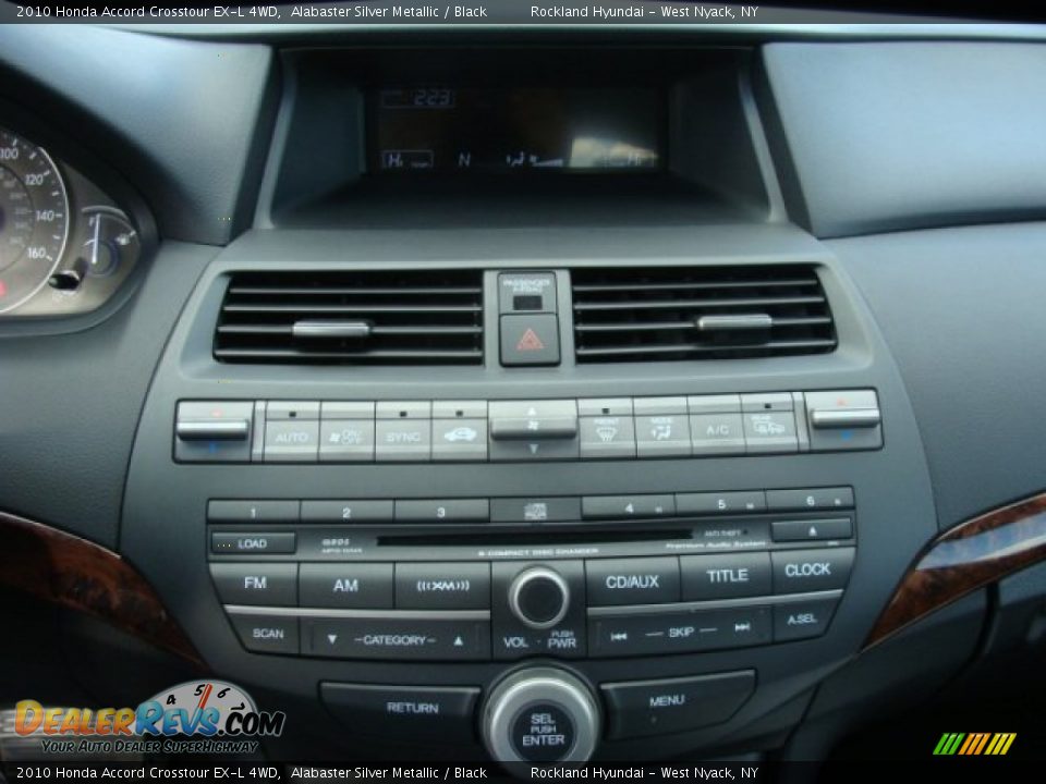 2010 Honda Accord Crosstour EX-L 4WD Alabaster Silver Metallic / Black Photo #17