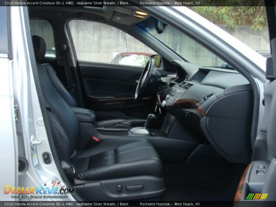 2010 Honda Accord Crosstour EX-L 4WD Alabaster Silver Metallic / Black Photo #25