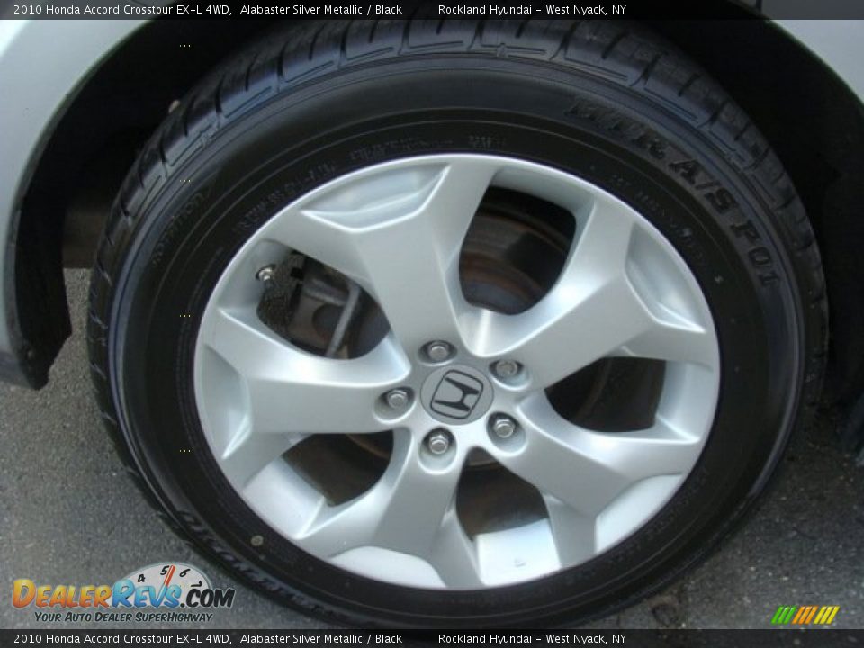 2010 Honda Accord Crosstour EX-L 4WD Alabaster Silver Metallic / Black Photo #26