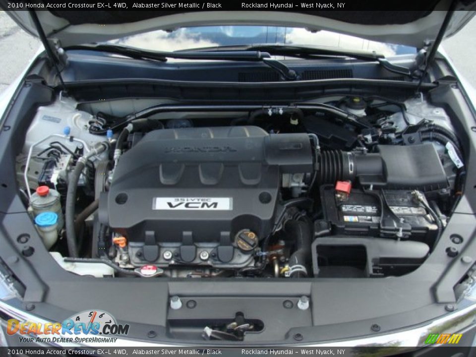 2010 Honda Accord Crosstour EX-L 4WD Alabaster Silver Metallic / Black Photo #28
