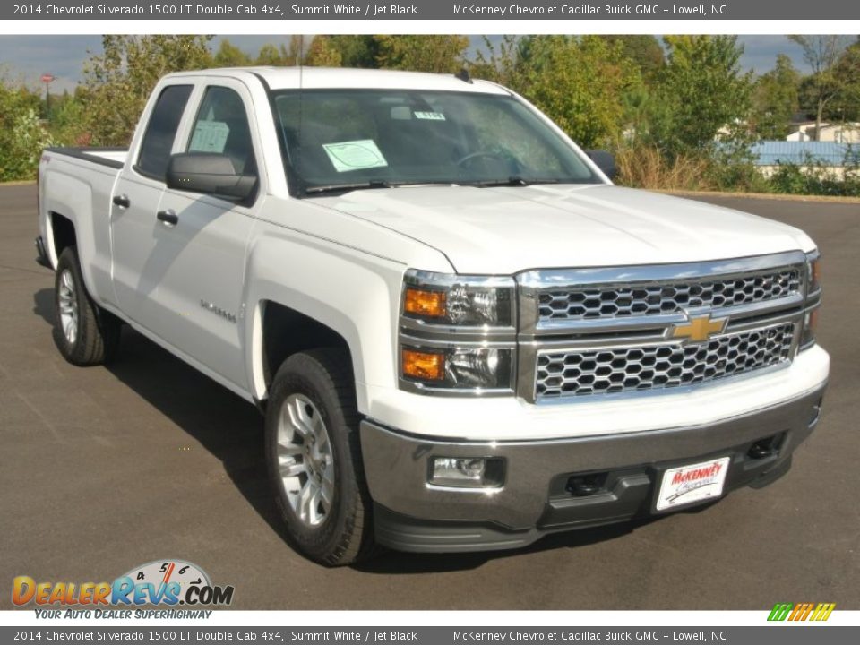 2014 Chevrolet Silverado 1500 LT Double Cab 4x4 Summit White / Jet Black Photo #1
