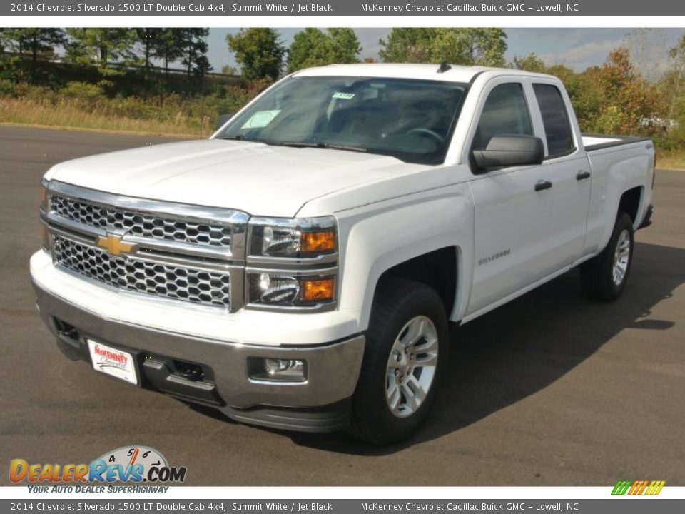 2014 Chevrolet Silverado 1500 LT Double Cab 4x4 Summit White / Jet Black Photo #2