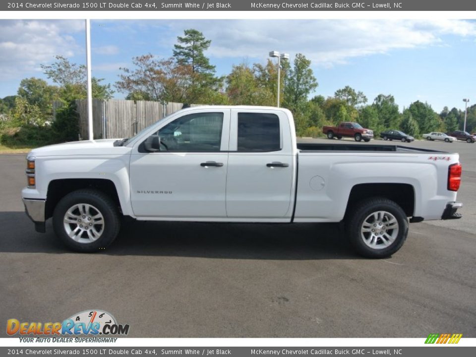 2014 Chevrolet Silverado 1500 LT Double Cab 4x4 Summit White / Jet Black Photo #3