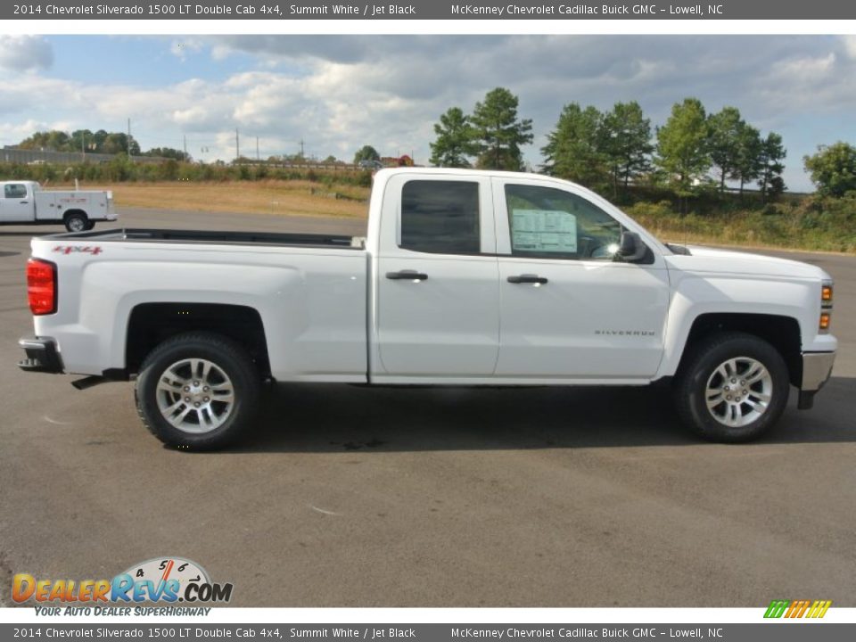 2014 Chevrolet Silverado 1500 LT Double Cab 4x4 Summit White / Jet Black Photo #6