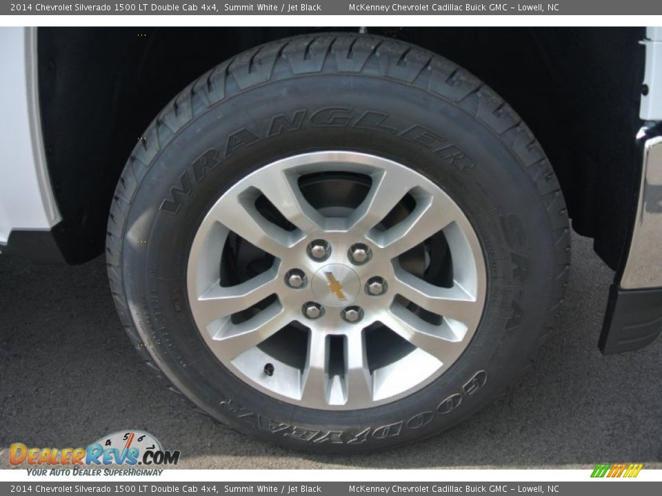 2014 Chevrolet Silverado 1500 LT Double Cab 4x4 Summit White / Jet Black Photo #20