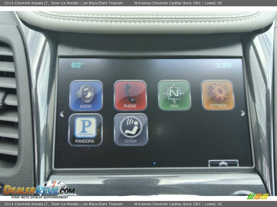 2014 Chevrolet Impala LT Silver Ice Metallic / Jet Black/Dark Titanium Photo #12