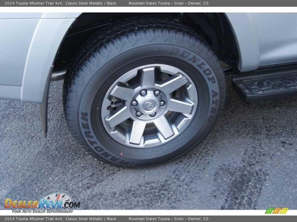 2014 Toyota 4Runner Trail 4x4 Classic Silver Metallic / Black Photo #10