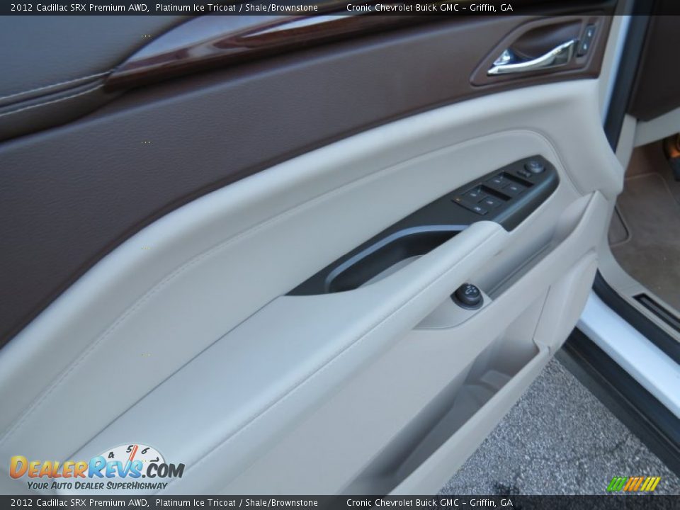 2012 Cadillac SRX Premium AWD Platinum Ice Tricoat / Shale/Brownstone Photo #11