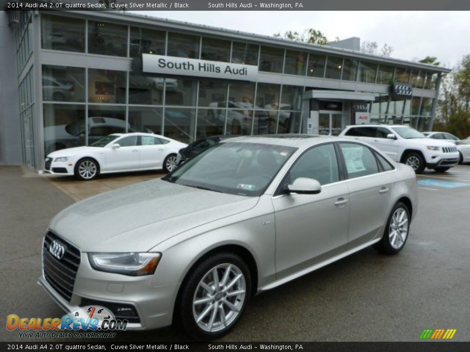 2014 Audi A4 2.0T quattro Sedan Cuvee Silver Metallic / Black Photo #1