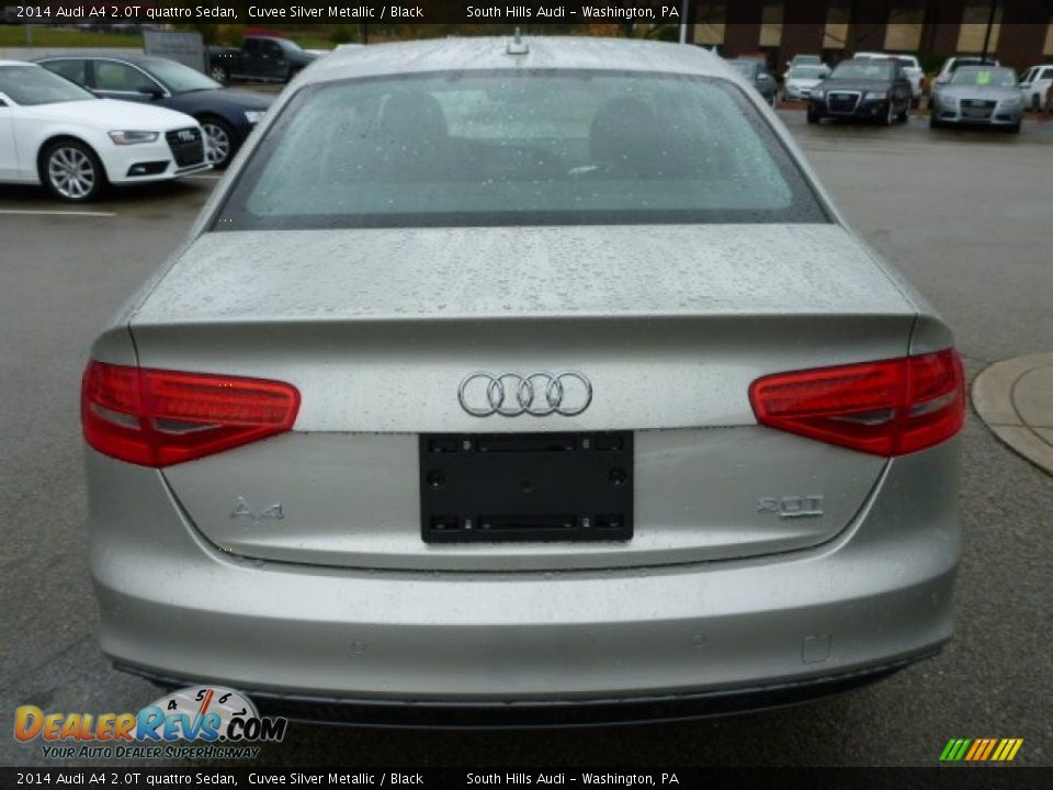 2014 Audi A4 2.0T quattro Sedan Cuvee Silver Metallic / Black Photo #3