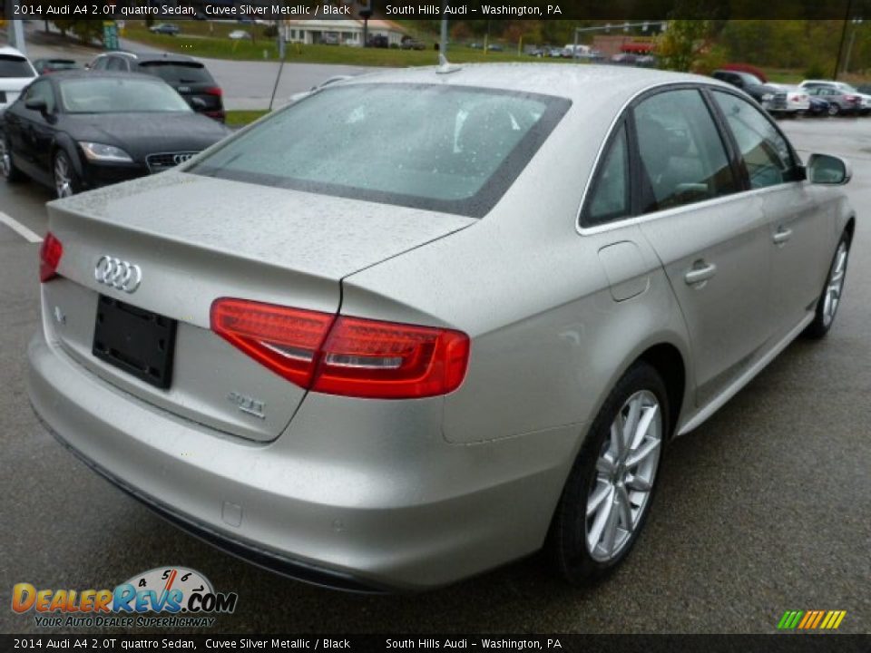 2014 Audi A4 2.0T quattro Sedan Cuvee Silver Metallic / Black Photo #4