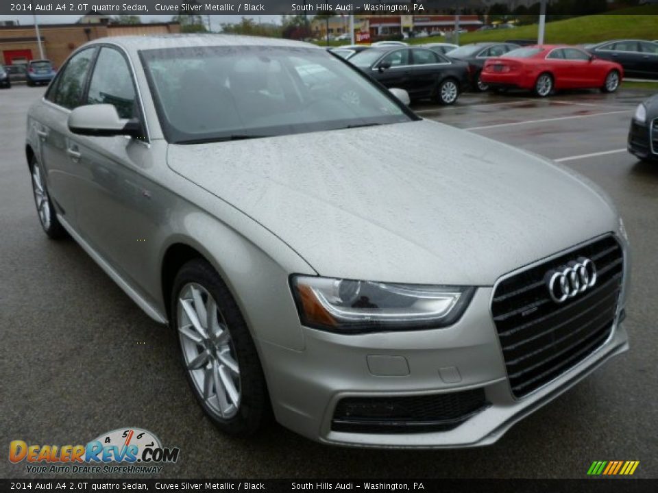2014 Audi A4 2.0T quattro Sedan Cuvee Silver Metallic / Black Photo #5