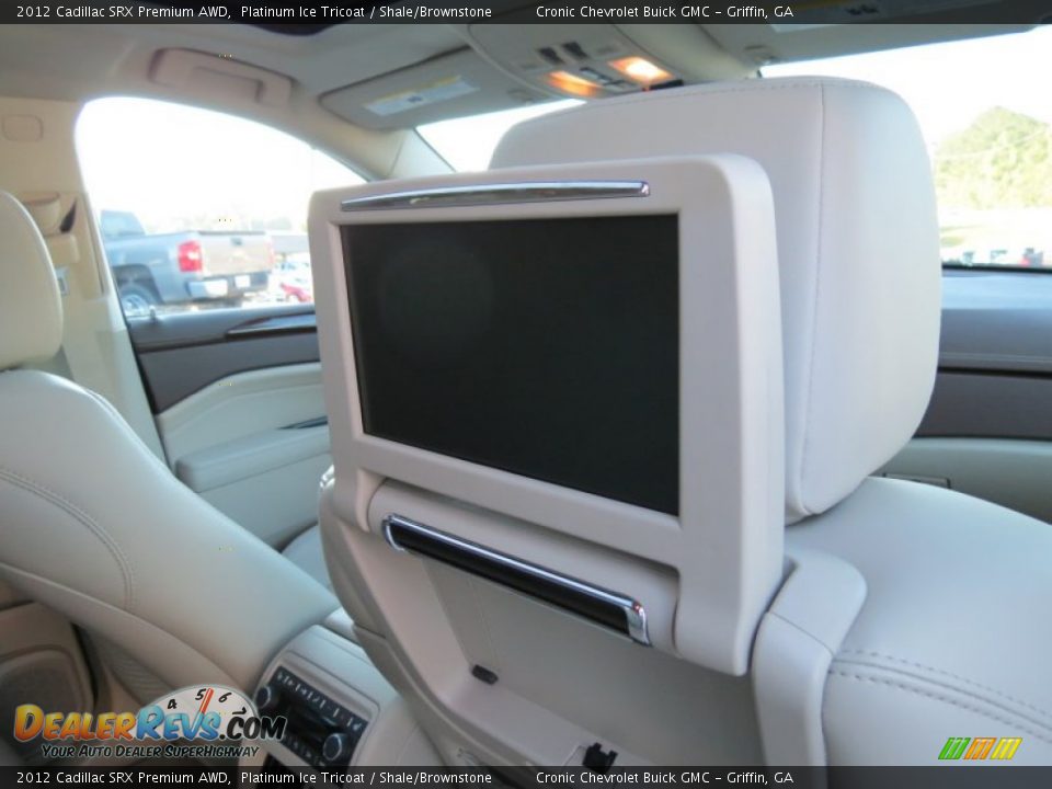 2012 Cadillac SRX Premium AWD Platinum Ice Tricoat / Shale/Brownstone Photo #18
