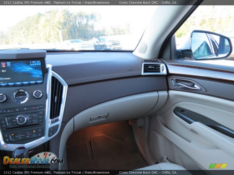 2012 Cadillac SRX Premium AWD Platinum Ice Tricoat / Shale/Brownstone Photo #20