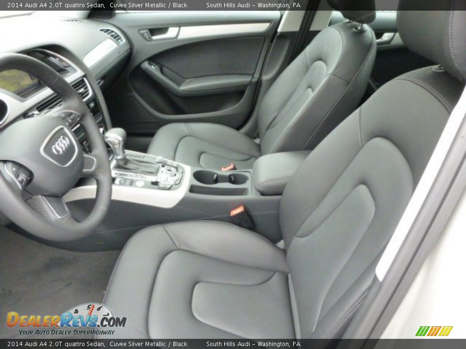 2014 Audi A4 2.0T quattro Sedan Cuvee Silver Metallic / Black Photo #8