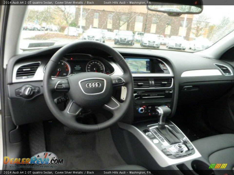 2014 Audi A4 2.0T quattro Sedan Cuvee Silver Metallic / Black Photo #10