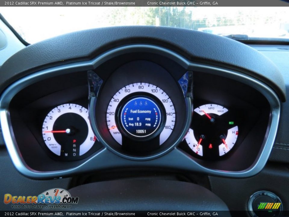 2012 Cadillac SRX Premium AWD Platinum Ice Tricoat / Shale/Brownstone Photo #22