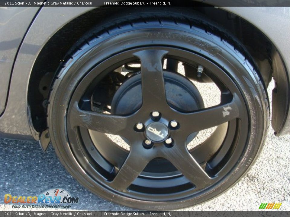 2011 Scion xD Magnetic Gray Metallic / Charcoal Photo #6