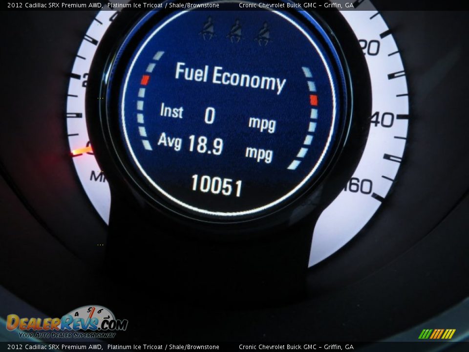 2012 Cadillac SRX Premium AWD Platinum Ice Tricoat / Shale/Brownstone Photo #23