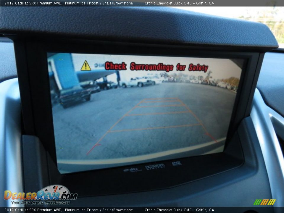 2012 Cadillac SRX Premium AWD Platinum Ice Tricoat / Shale/Brownstone Photo #25