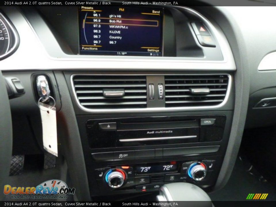 2014 Audi A4 2.0T quattro Sedan Cuvee Silver Metallic / Black Photo #15