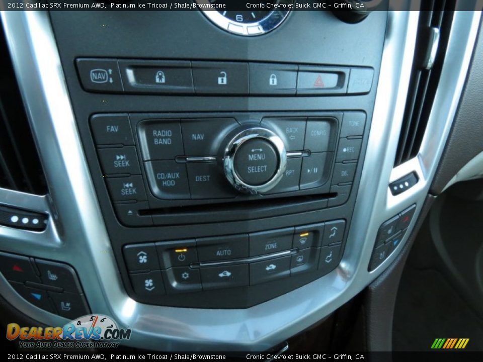 2012 Cadillac SRX Premium AWD Platinum Ice Tricoat / Shale/Brownstone Photo #26