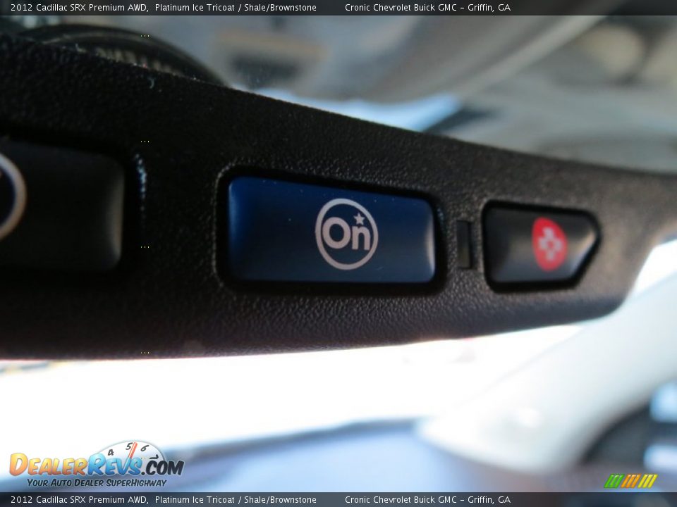 2012 Cadillac SRX Premium AWD Platinum Ice Tricoat / Shale/Brownstone Photo #27