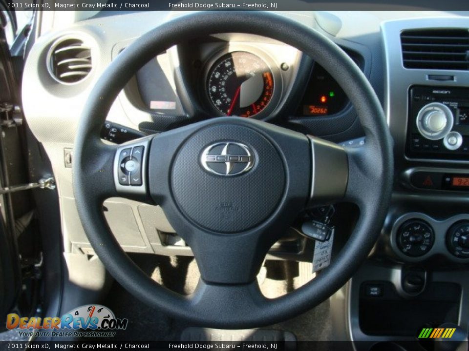 2011 Scion xD Magnetic Gray Metallic / Charcoal Photo #11