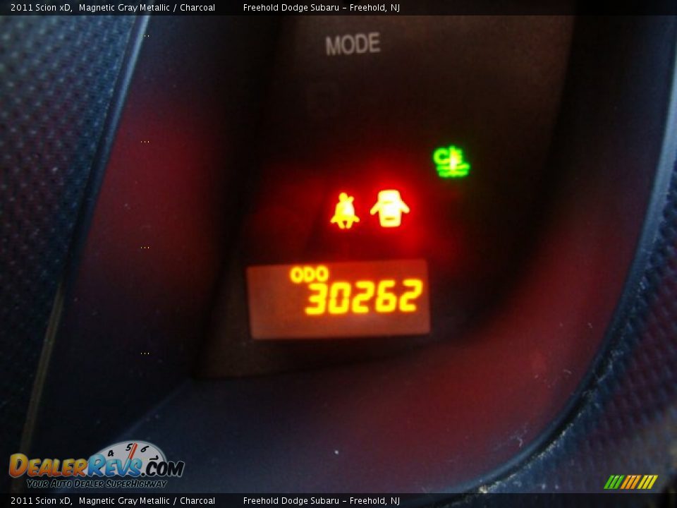 2011 Scion xD Magnetic Gray Metallic / Charcoal Photo #12