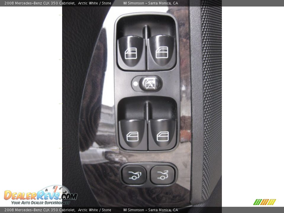Controls of 2008 Mercedes-Benz CLK 350 Cabriolet Photo #9