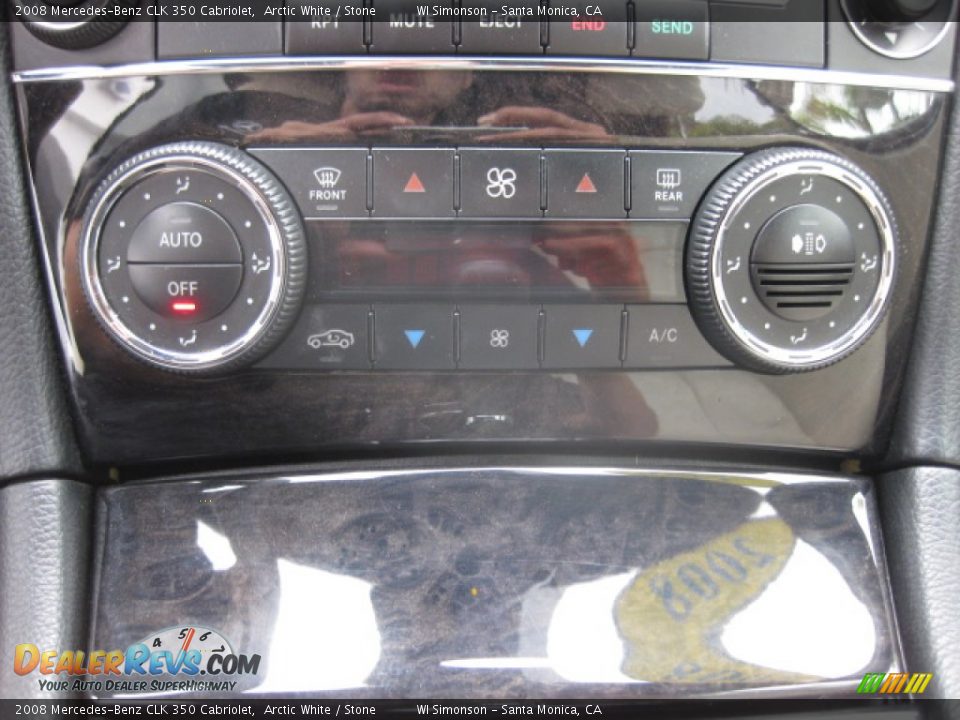 Controls of 2008 Mercedes-Benz CLK 350 Cabriolet Photo #13