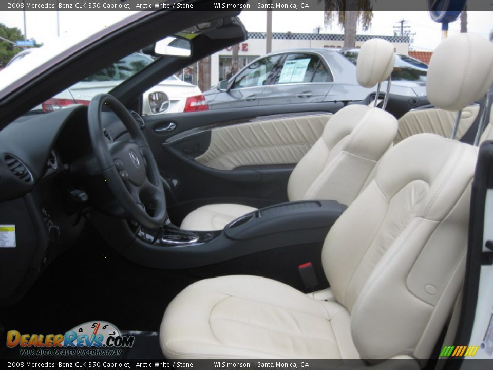 Front Seat of 2008 Mercedes-Benz CLK 350 Cabriolet Photo #18