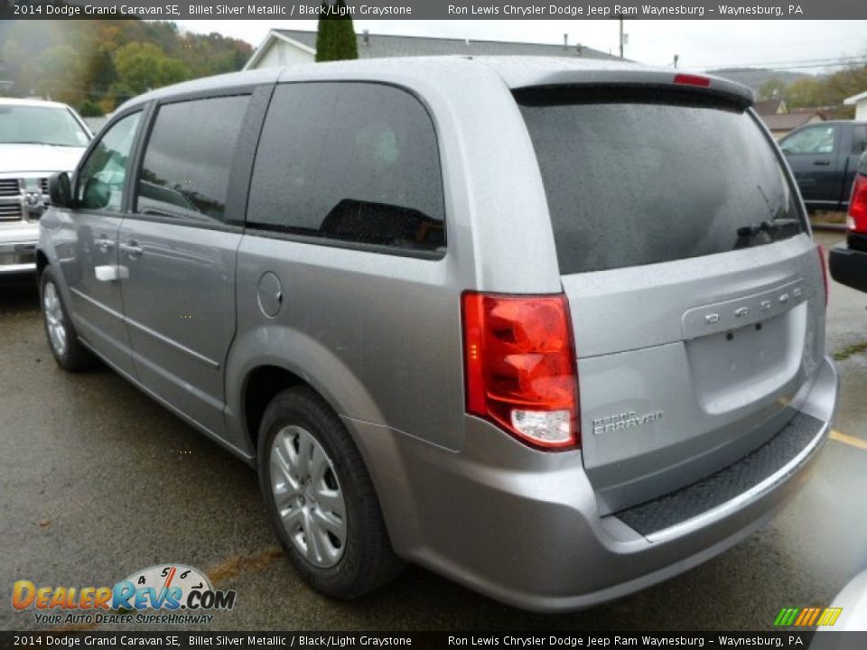 2014 Dodge Grand Caravan SE Billet Silver Metallic / Black/Light Graystone Photo #2