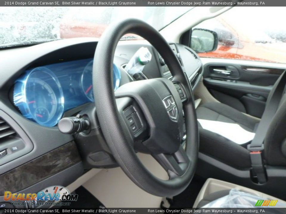 2014 Dodge Grand Caravan SE Billet Silver Metallic / Black/Light Graystone Photo #15