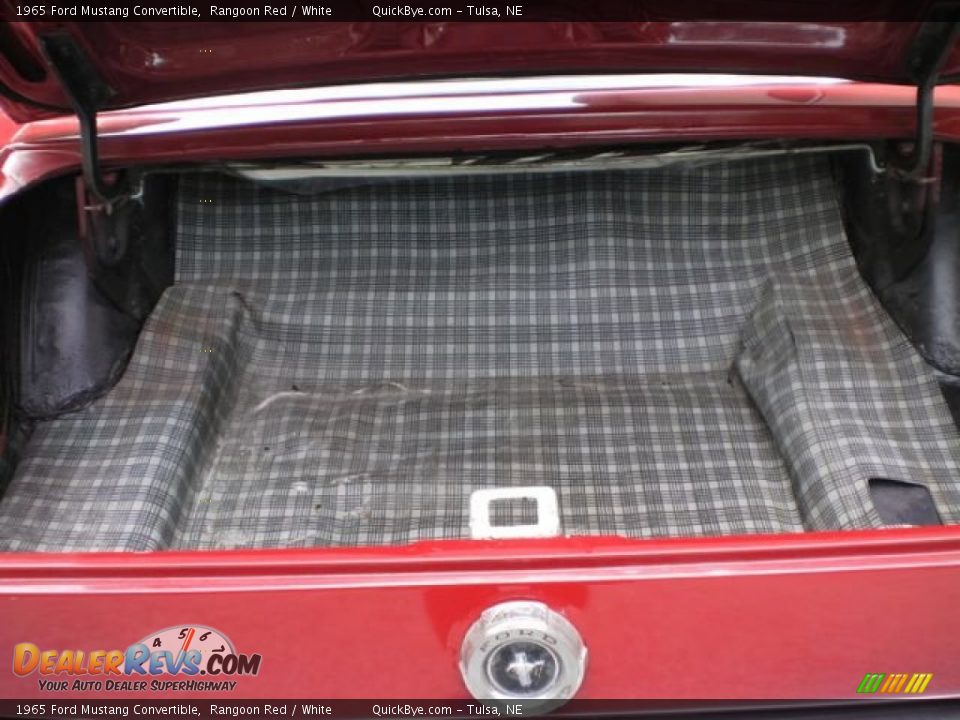 1965 Ford Mustang Convertible Trunk Photo #11