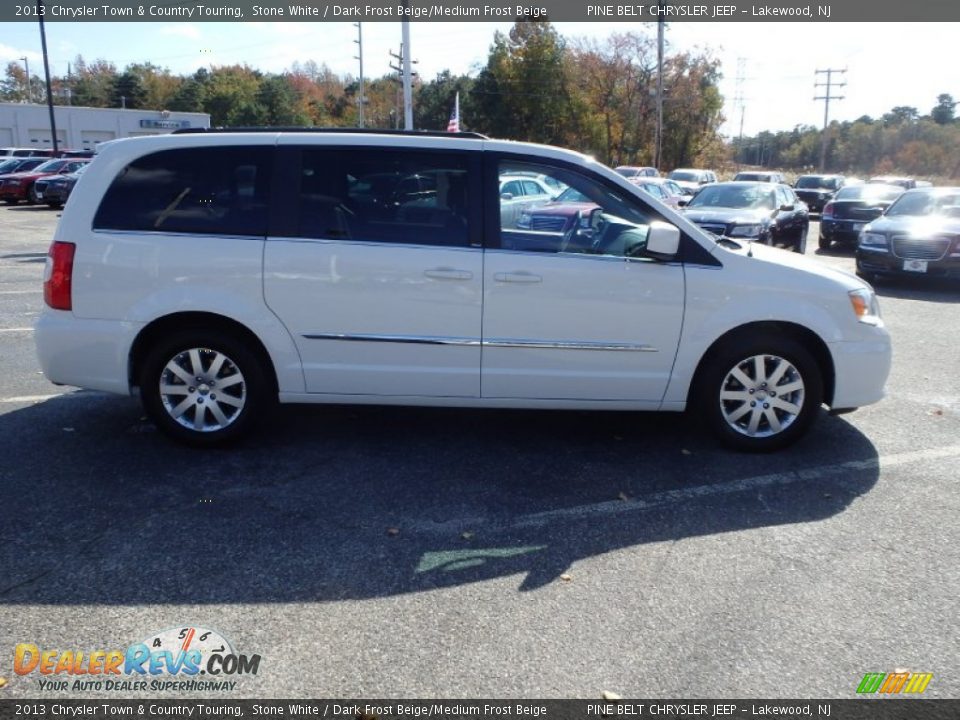 2013 Chrysler Town & Country Touring Stone White / Dark Frost Beige/Medium Frost Beige Photo #4