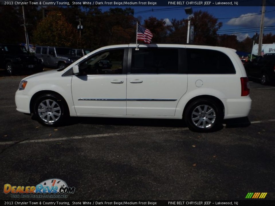 2013 Chrysler Town & Country Touring Stone White / Dark Frost Beige/Medium Frost Beige Photo #6