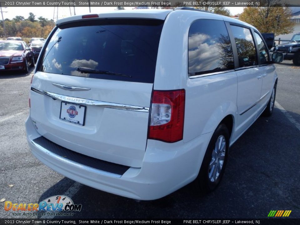 2013 Chrysler Town & Country Touring Stone White / Dark Frost Beige/Medium Frost Beige Photo #7