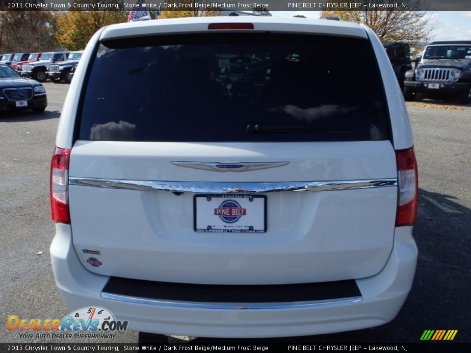 2013 Chrysler Town & Country Touring Stone White / Dark Frost Beige/Medium Frost Beige Photo #8