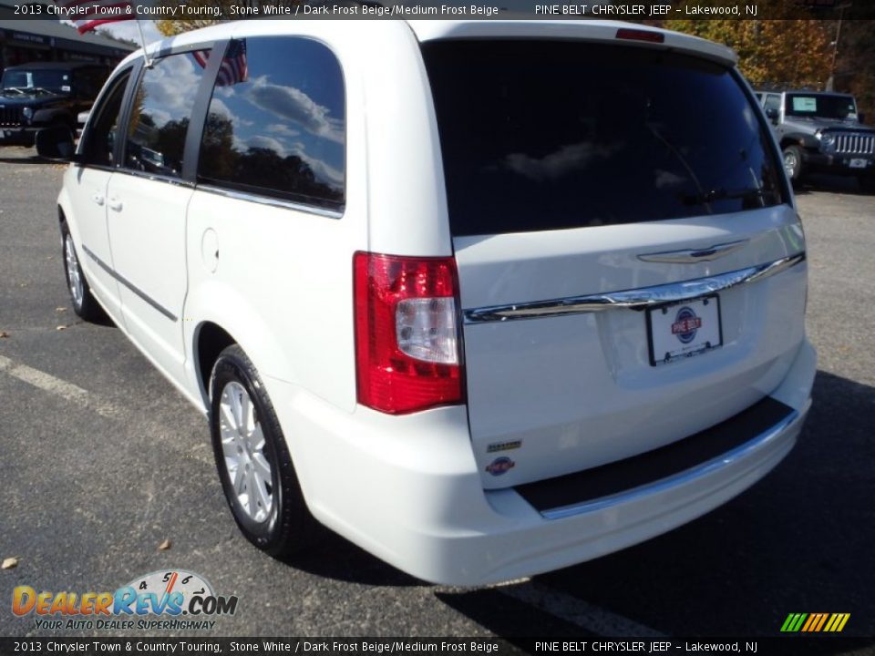 2013 Chrysler Town & Country Touring Stone White / Dark Frost Beige/Medium Frost Beige Photo #9