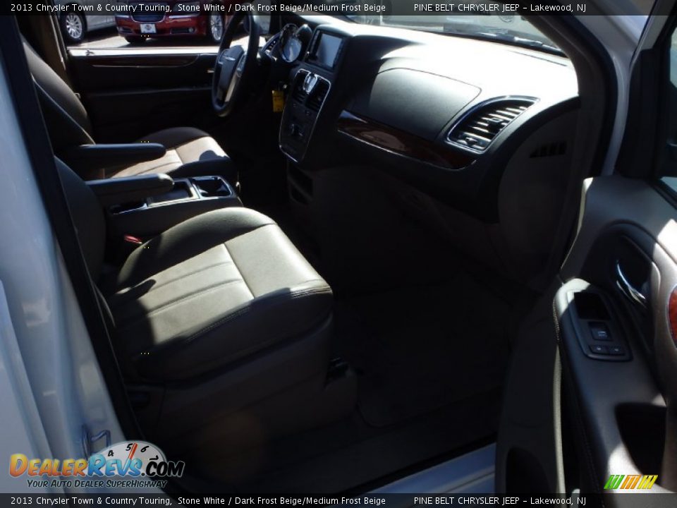 2013 Chrysler Town & Country Touring Stone White / Dark Frost Beige/Medium Frost Beige Photo #11