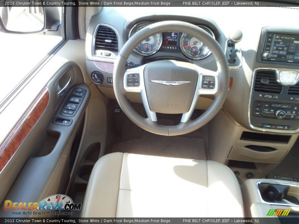 2013 Chrysler Town & Country Touring Stone White / Dark Frost Beige/Medium Frost Beige Photo #17